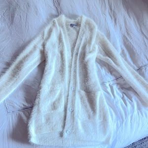 PJ Salvage Women's Loungewear Feather Knit Cardigan